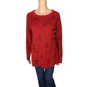 FOCO Alabama Crimson Tide Tonal Allover Logo Tunic Sweater S